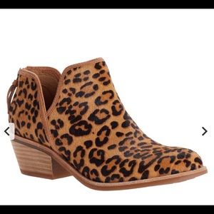 Sofft Abena Leather/Horse hair Ankle Bootie